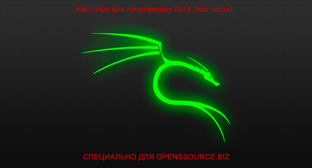 128f9c2b61 [ЭКСКЛЮЗИВ] Kali Linux для начинающих 2018. Все части!